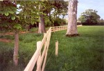 Timber post and rail fence as supplied and fitted by Donald Murphy Fencing Services, Waterford, Ireland Timber post and rail fence as supplied and fitted by Donald Murphy Fencing Services, Waterford, Ireland